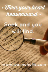 Seek and you will find