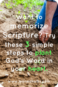 How to Memorize Scripture