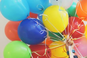 balloons: trade grumbling for joy