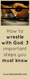 How to wrestle with God
