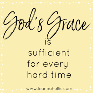 God's grace is sufficient