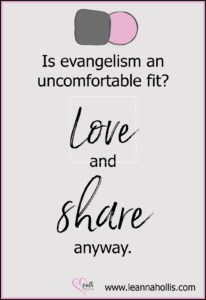 how to share Jesus when it's uncomfortable