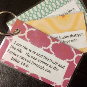  newsletter scripture memory cards