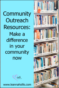 community outreach make a difference now