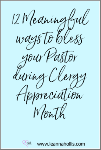 clergy appreciation month