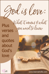 What does God is love mean