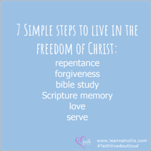 how to be set free from sin
