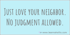 love your neighbor