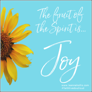 fruit of spirit joy