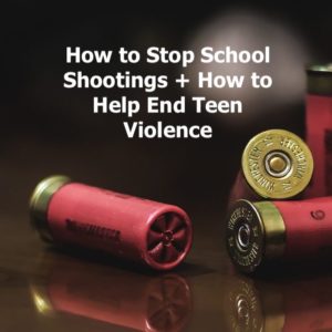 how to stop school shootings + how to help end teen violence