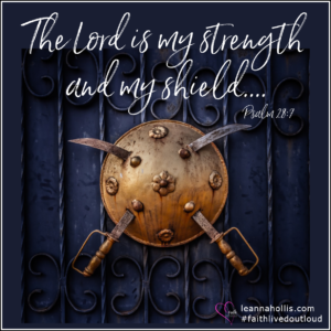 today's encouragement strength and shield